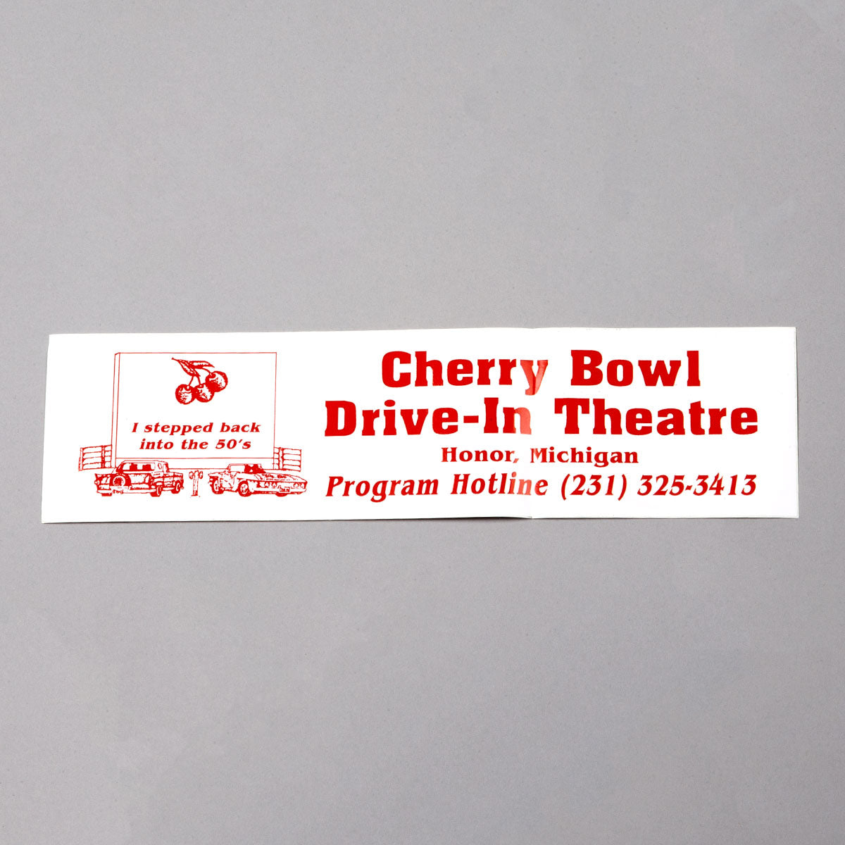 Cherry Bowl Bumper Sticker